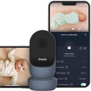 Owlet Cam 2 Smart HD Video Baby Monitor: Bedtime Blue
